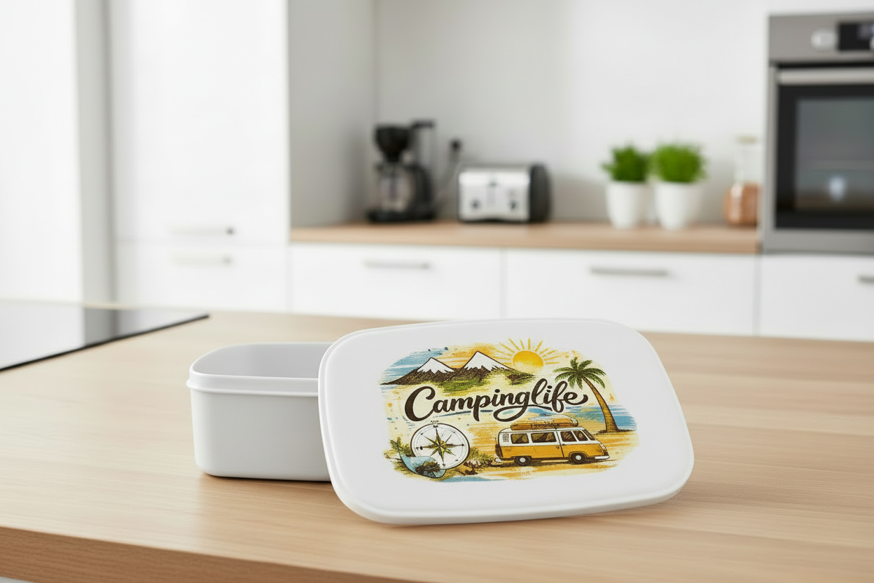 Lunchbox Reiseabenteuer in lebendigen Farben