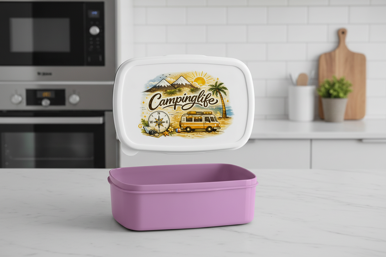 Lunchbox Reiseabenteuer in lebendigen Farben