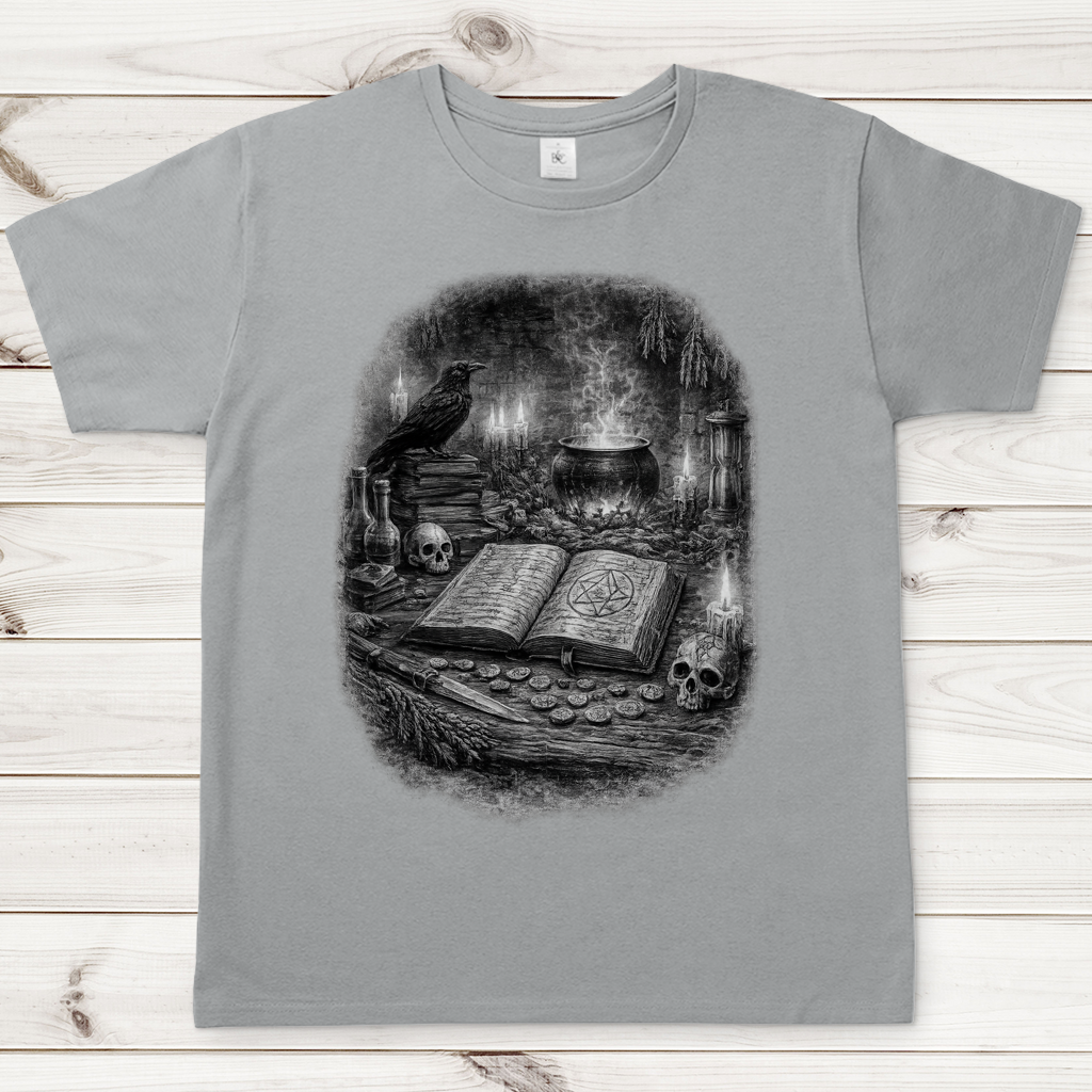 Herren T-Shirt Alchemistisches Ritual im Dunkeln
