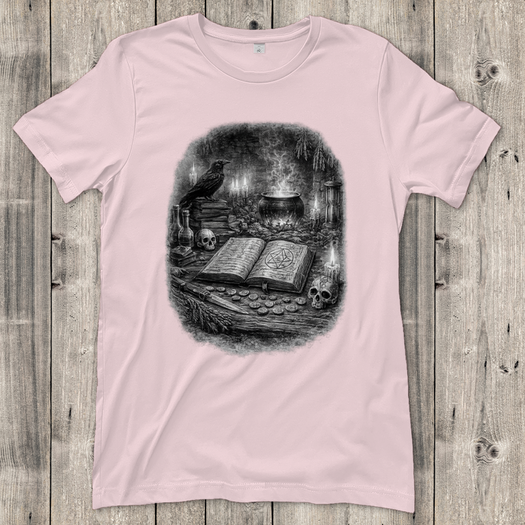 Damen T-Shirt Alchemistisches Ritual im Dunkeln