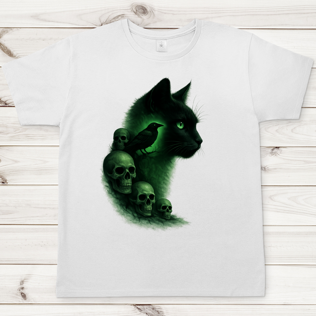 Herren T-Shirt Grüne Aura der Dunkelheit