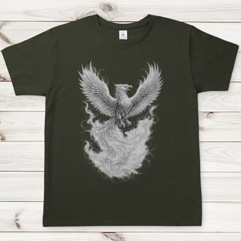 Herren T-Shirt Feuererwachen des Phönix