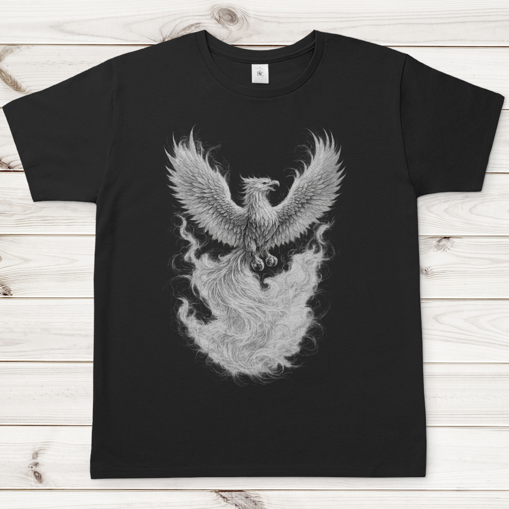 Herren T-Shirt Feuererwachen des Phönix