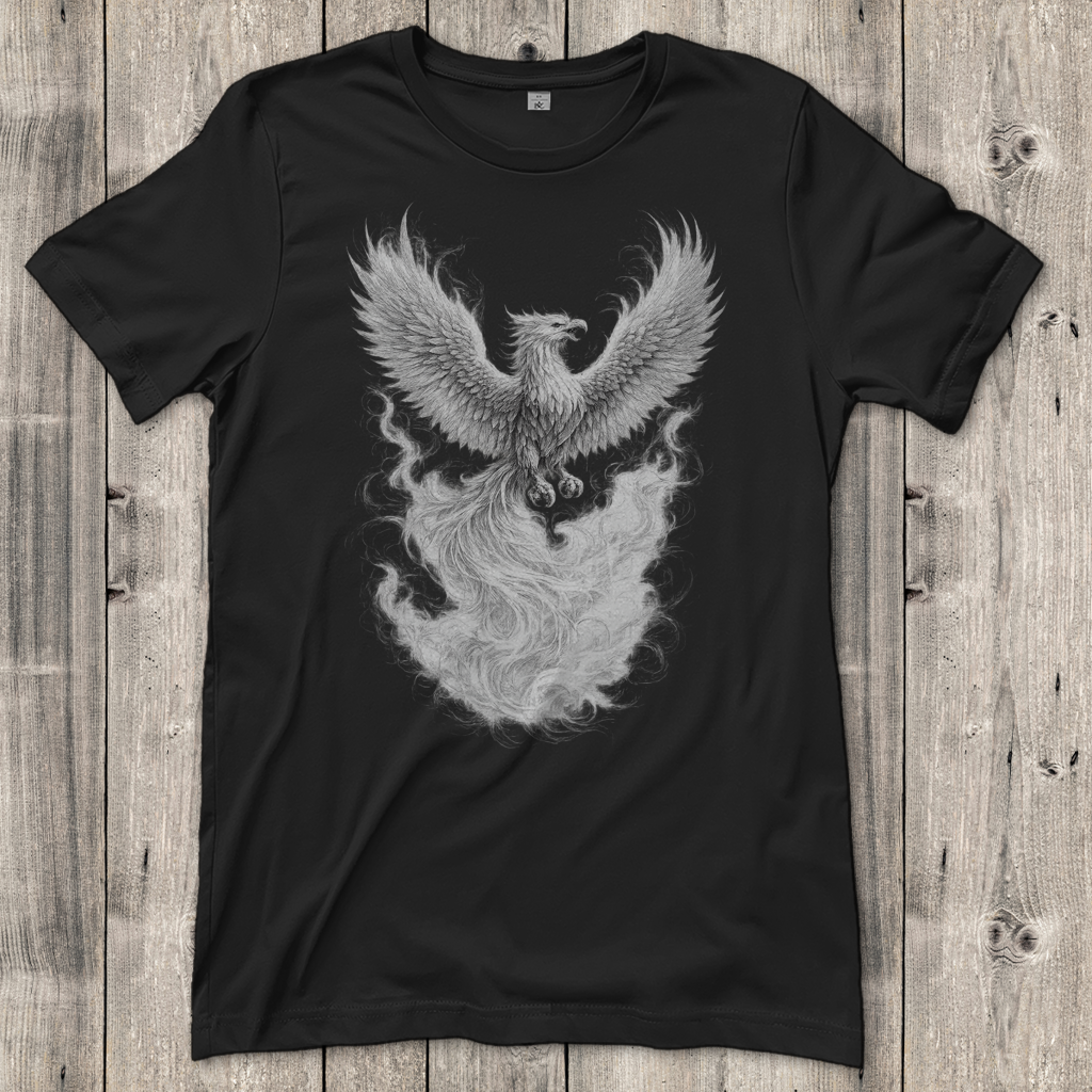 Damen T-Shirt Feuererwachen des Phönix