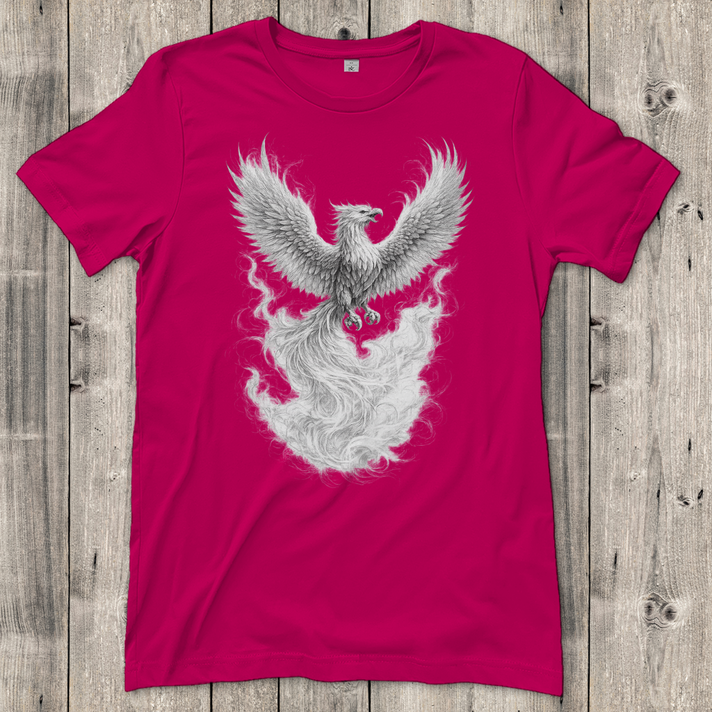 Damen T-Shirt Feuererwachen des Phönix
