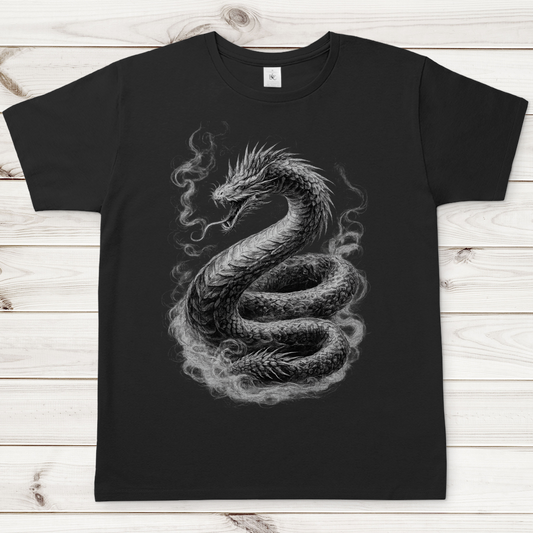 Herren T-Shirt Dämonischer Drachenkopf