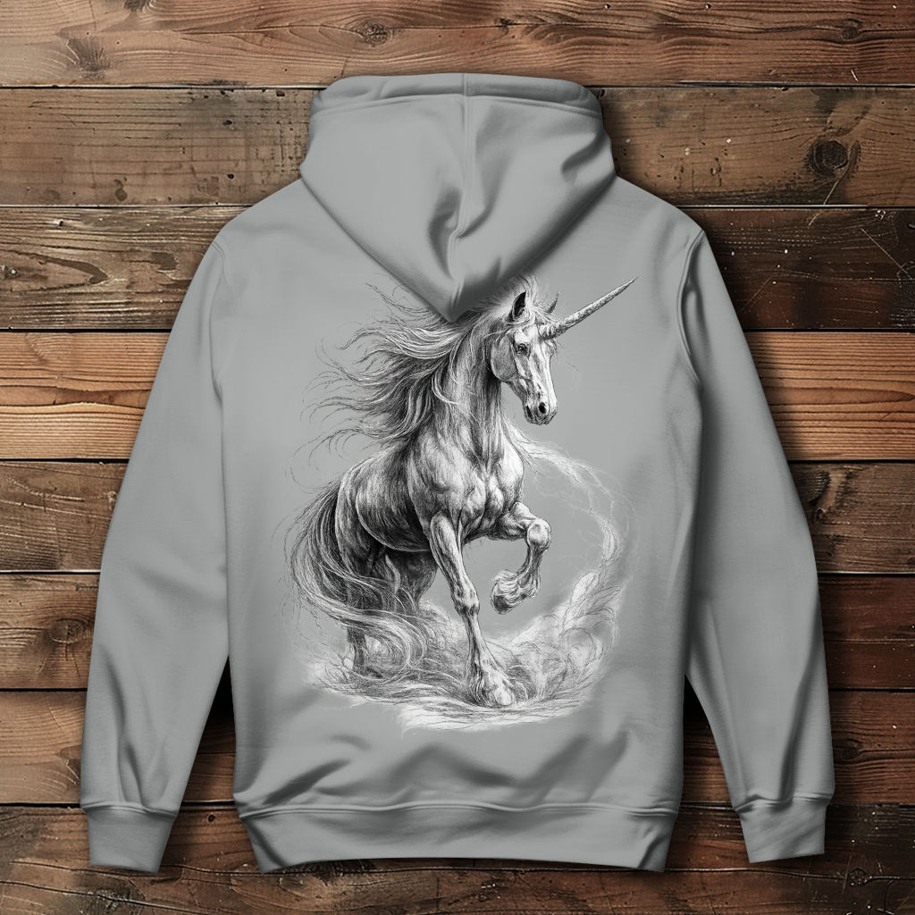 Damen Hoodie Einhorn in majestätischer Pose