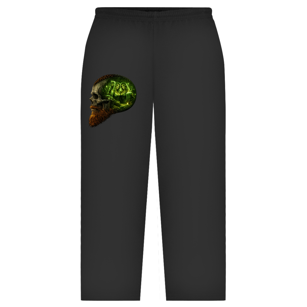 Oversize Sweatpants Alte Taverne im Schädelfundament grün