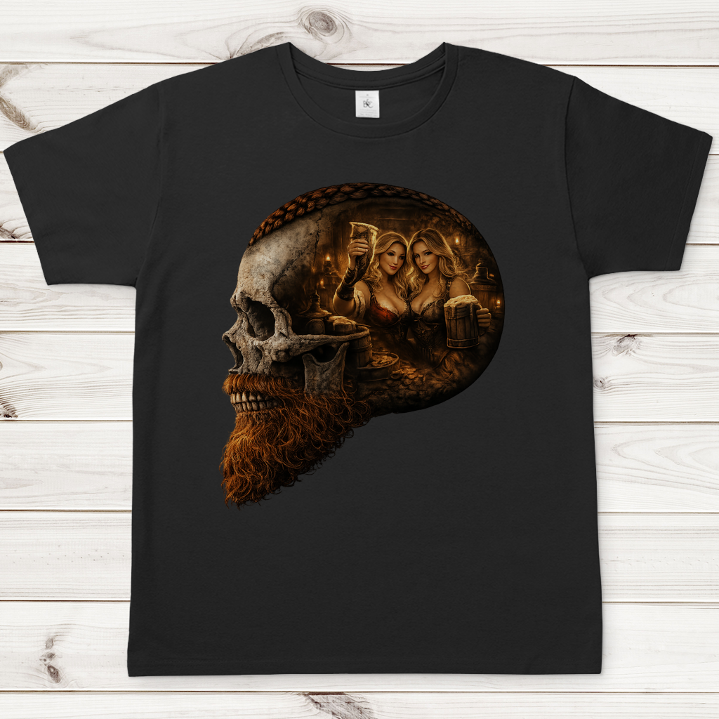 Herren T-Shirt Alte Taverne im Schädelfundament