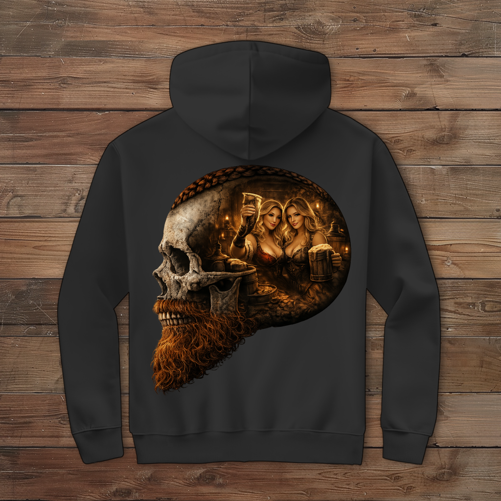Herren Zipper Hoodie Alte Taverne im Schädelfundament