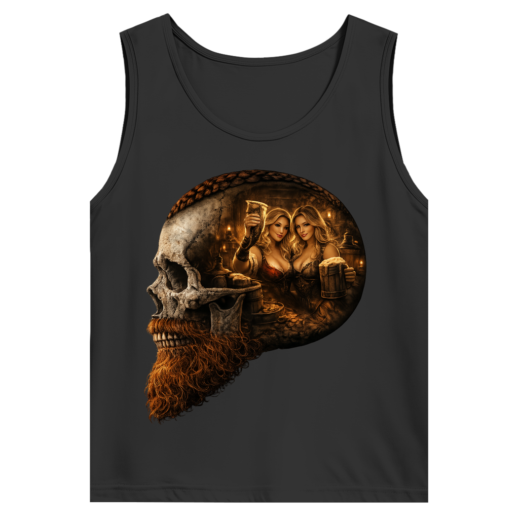 Herren Basic Tank Top Alte Taverne im Schädelfundament