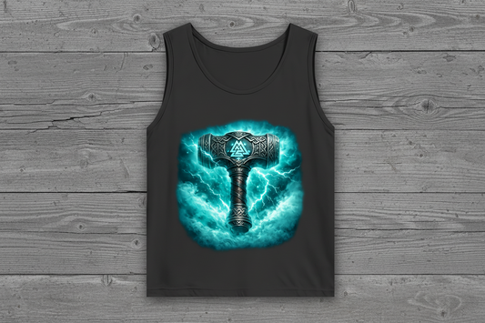 Herren Basic Tank Top Thors Hammer – Mjölnir