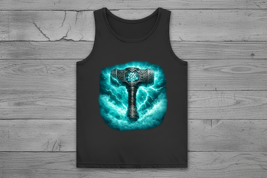 Damen Basic Tank Top Thors Hammer – Mjölnir