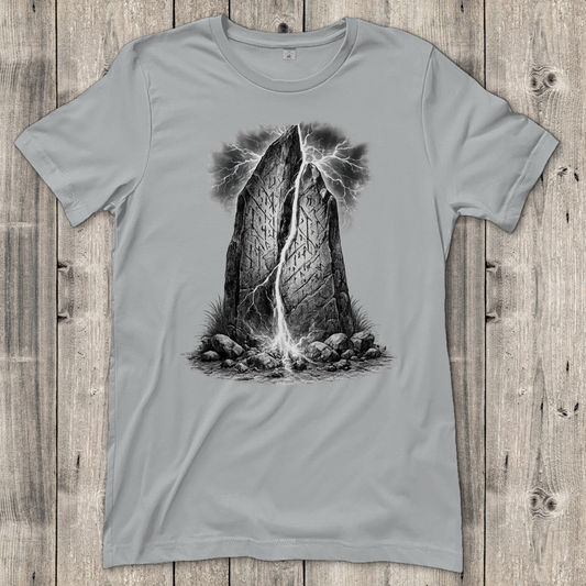 Damen T-Shirt Blitzschlag trifft den Runenstein