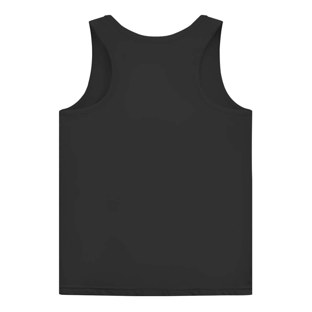 Damen Basic Tank Top Wolf im Runenkreis unter dem Mond