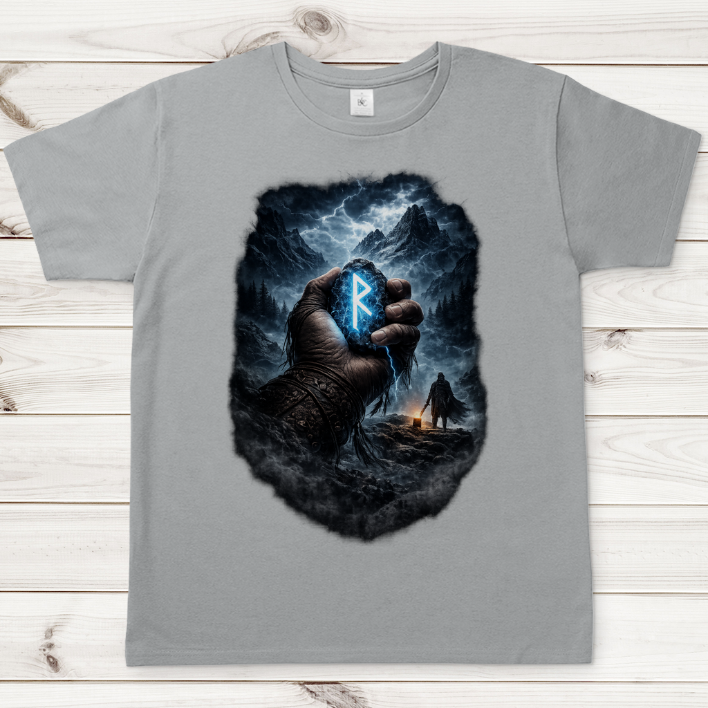 Herren T-Shirt Die Macht des Runensteins