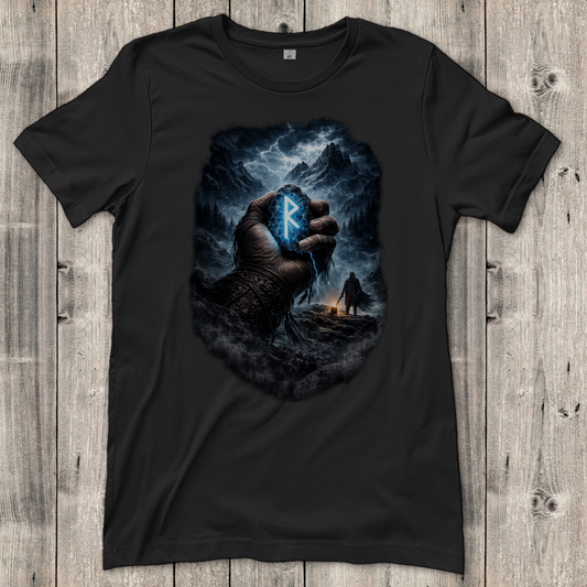 Damen T-Shirt Die Macht des Runensteins