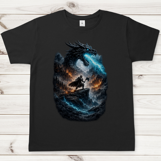 Herren T-Shirt Kämpfer gegen den Drachenkampf