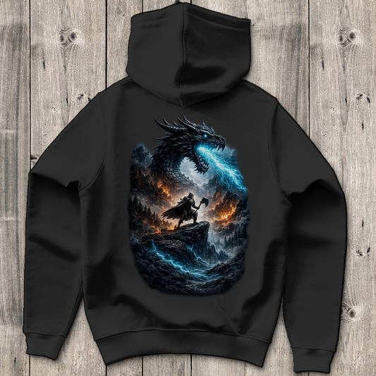 Herren Hoodie Kämpfer gegen den Drachenkampf
