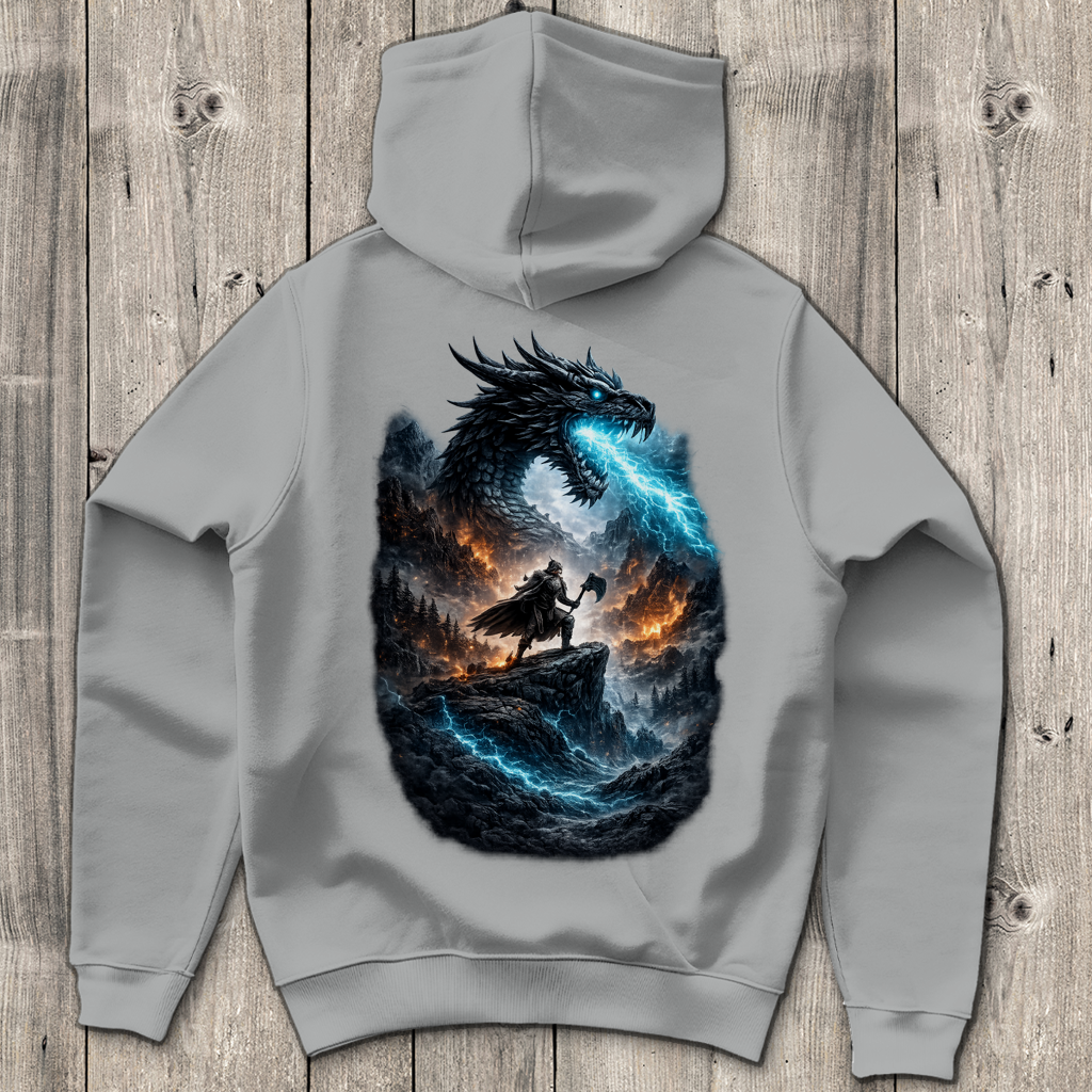 Herren Hoodie Kämpfer gegen den Drachenkampf