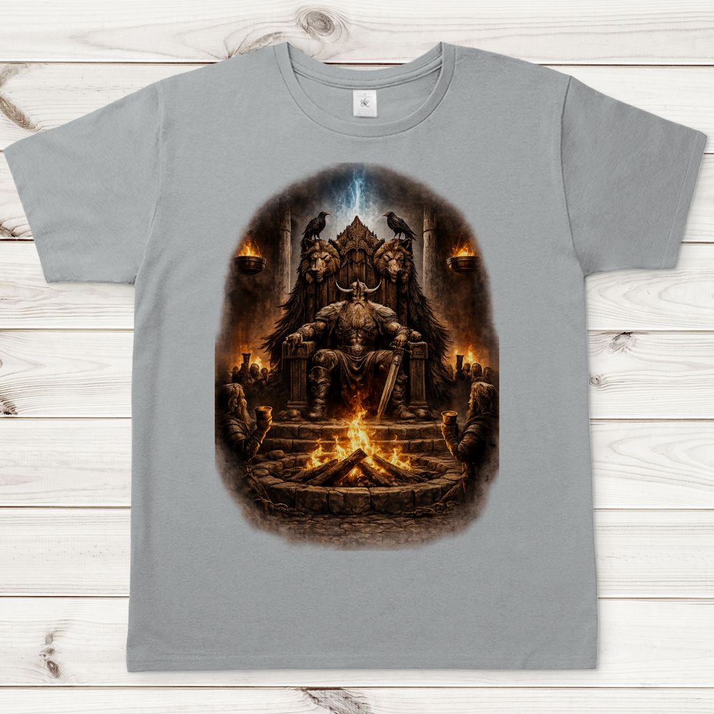 Herren T-Shirt Der mächtige Häuptling und seine Krieger