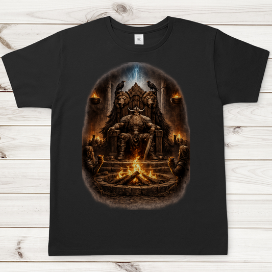 Herren T-Shirt Der mächtige Häuptling und seine Krieger