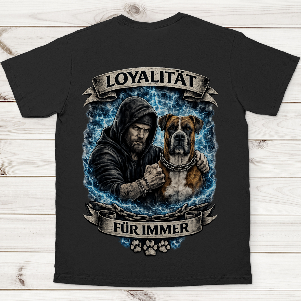 Herren T-Shirt La Familia für immer mit Boxer