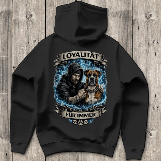 Herren Hoodie La Familia für immer mit Boxer