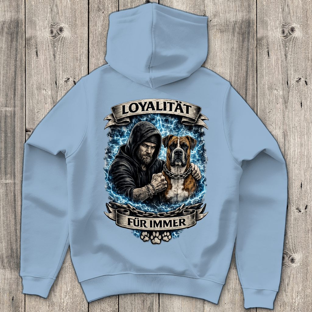Herren Hoodie La Familia für immer mit Boxer