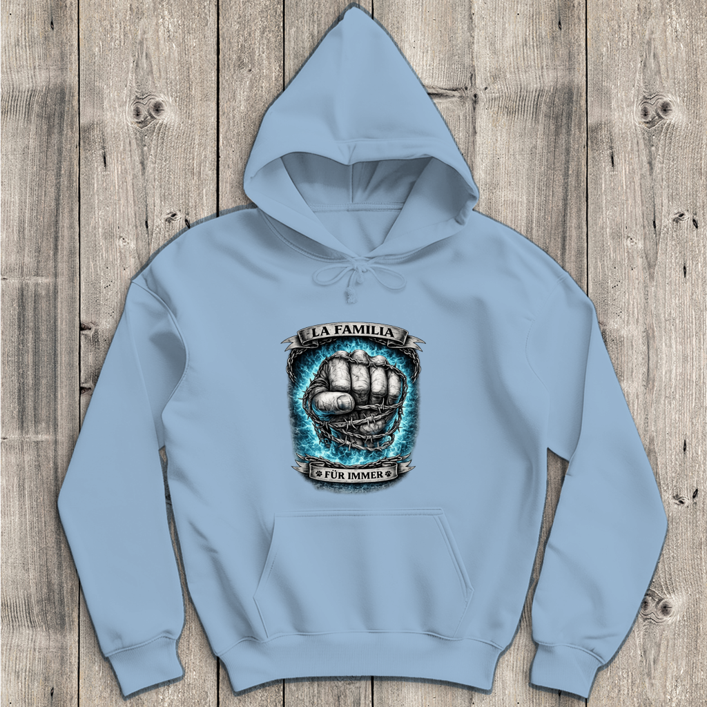 Herren Hoodie La Familia für immer mit Deutsche Dogge