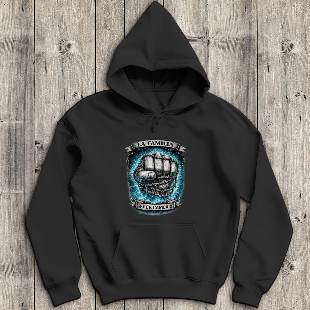 Herren Hoodie La Familia für immer mit Rottweiler