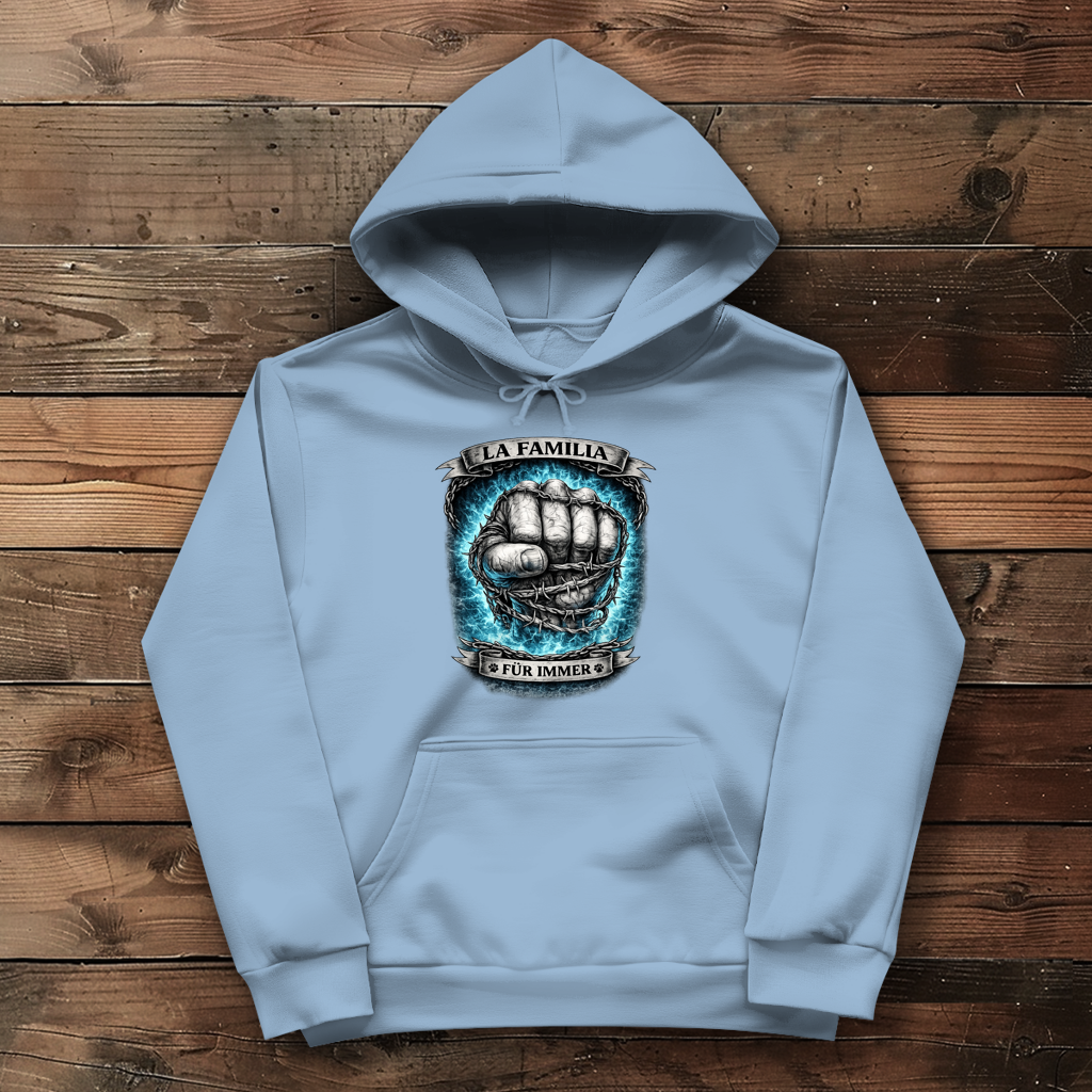 Damen Hoodie La Familia für immer mit American Bully