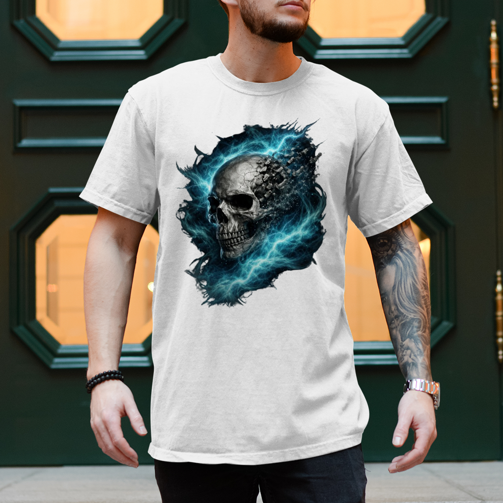 Herren T-Shirt Knochenspannung