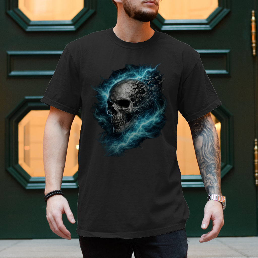 Herren T-Shirt Knochenspannung