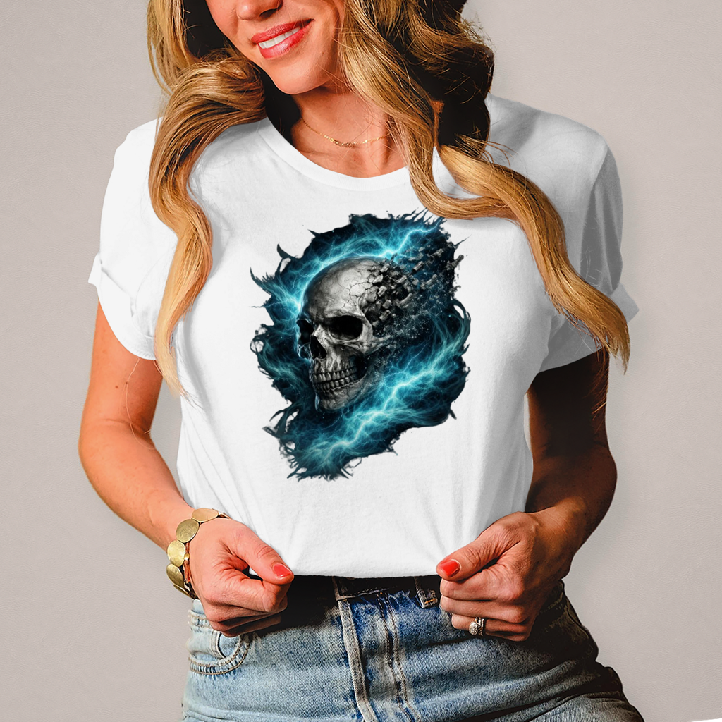 Damen T-Shirt Knochenspannung