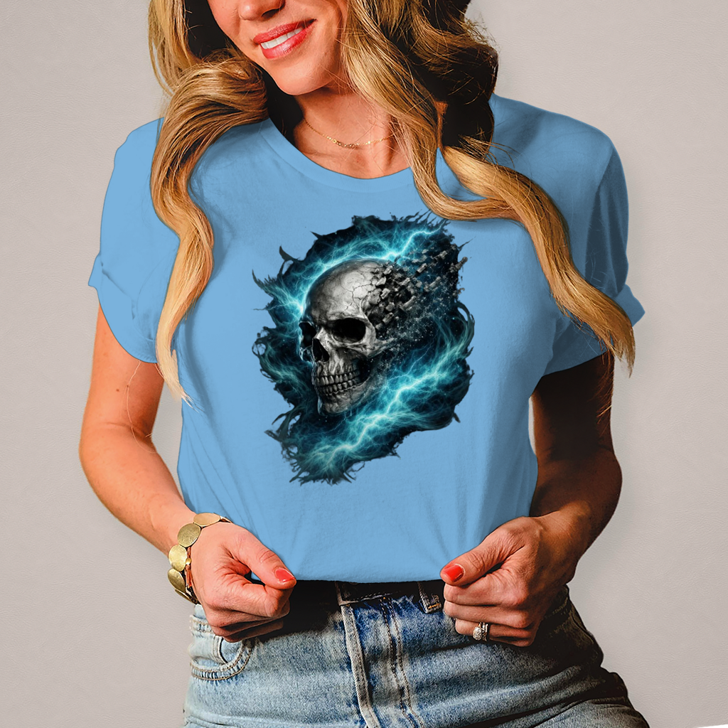 Damen T-Shirt Knochenspannung