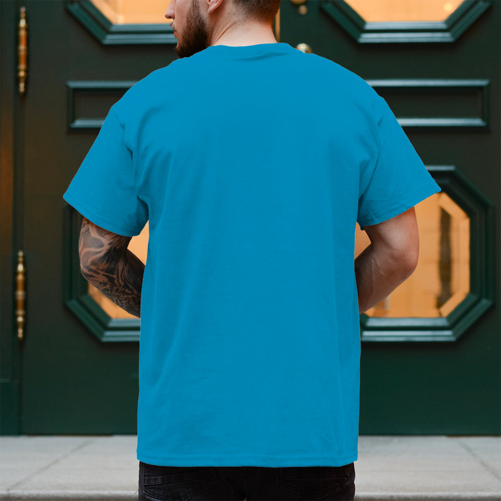Herren T-Shirt Dämonischer Wolf mit elektrischer Aura