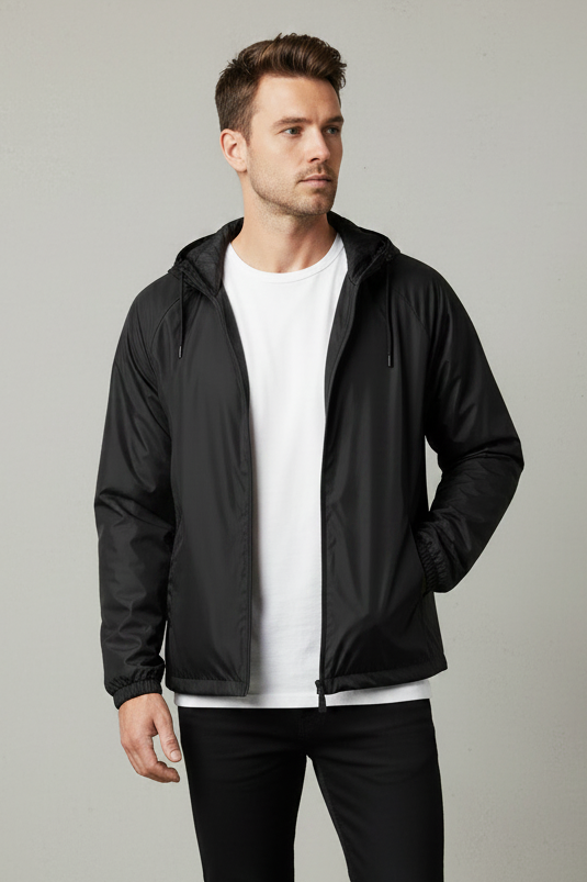 Windbreaker Dämonischer Wolf mit elektrischer Aura