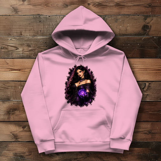 Damen Hoodie Dämonische Magie in Gothic-Pracht
