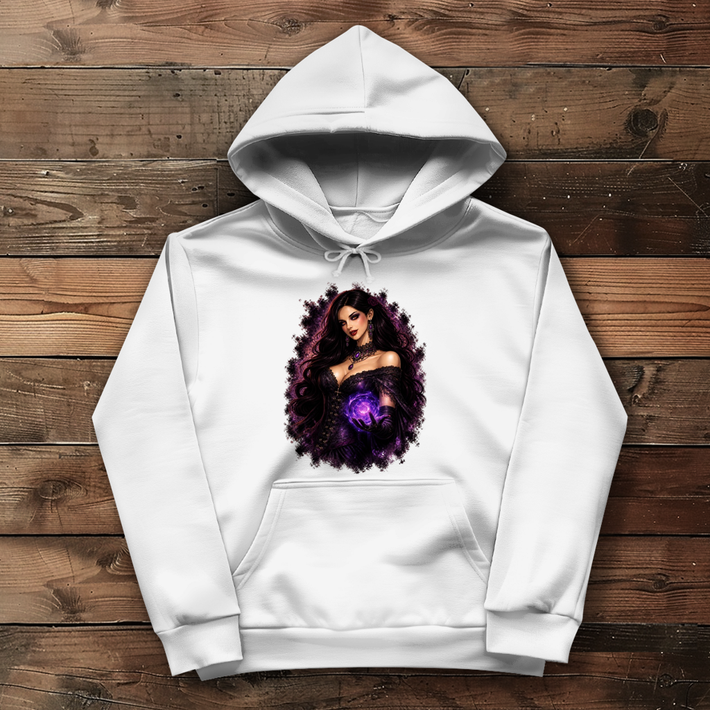 Damen Hoodie Dämonische Magie in Gothic-Pracht