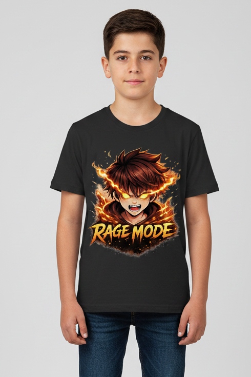 Kinder Basic T-Shirt Wutanfall Energieburst