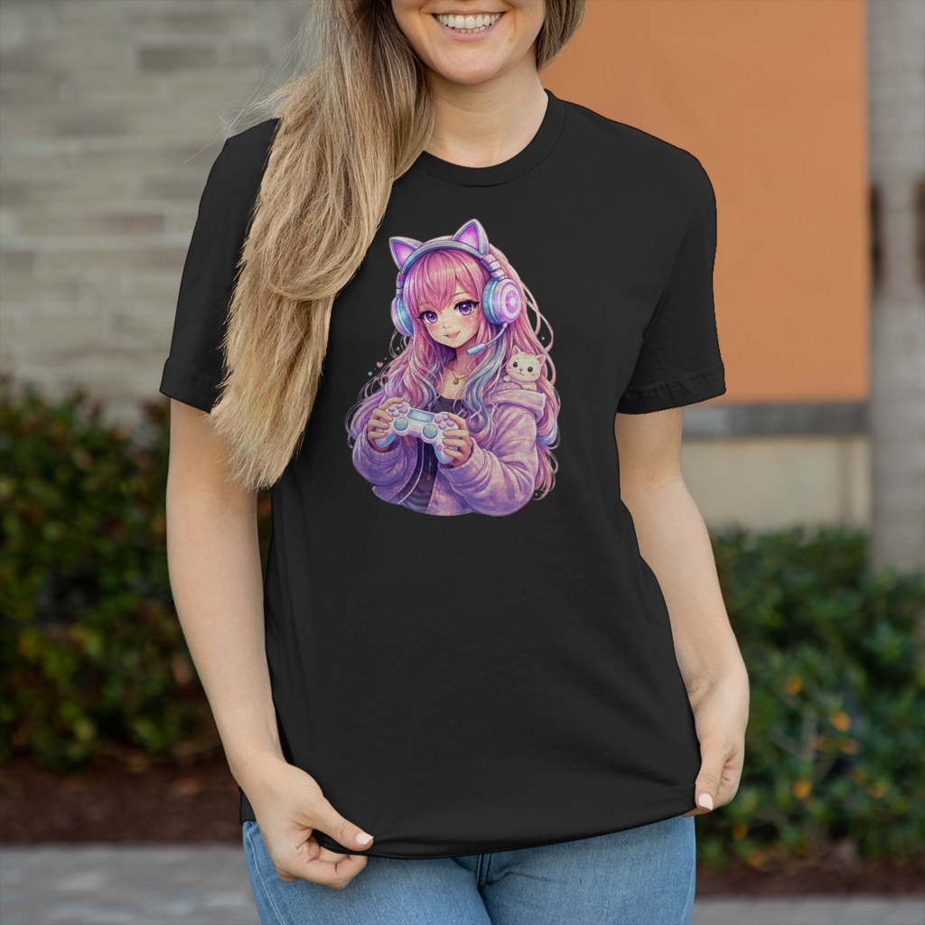 Damen T-Shirt Zockergirl