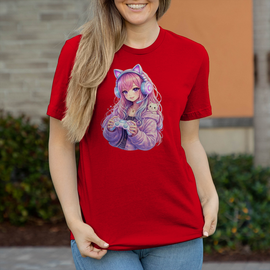 Damen T-Shirt Zockergirl