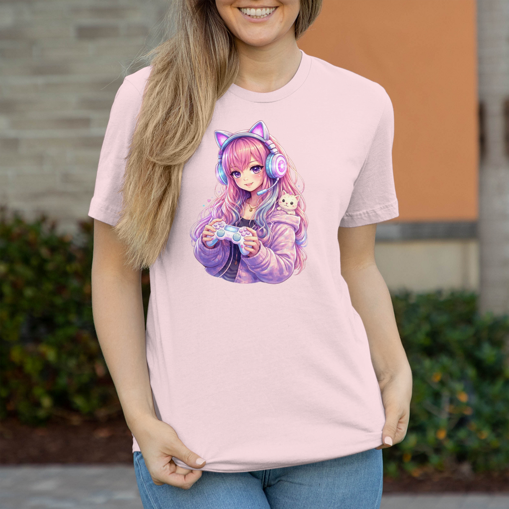Damen T-Shirt Zockergirl
