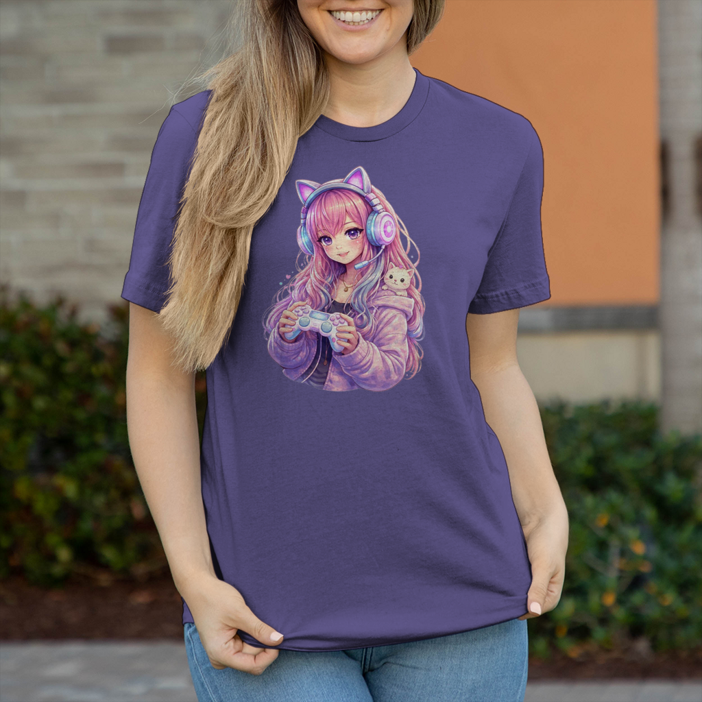Damen T-Shirt Zockergirl