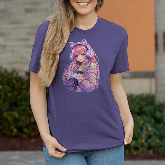 Damen T-Shirt Zockergirl