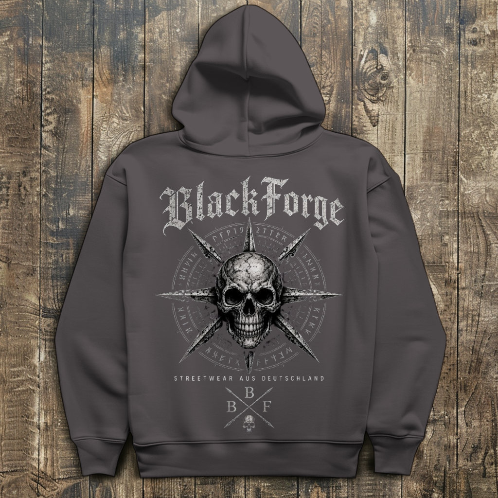 Herren Hoodie BlackForge mal anders