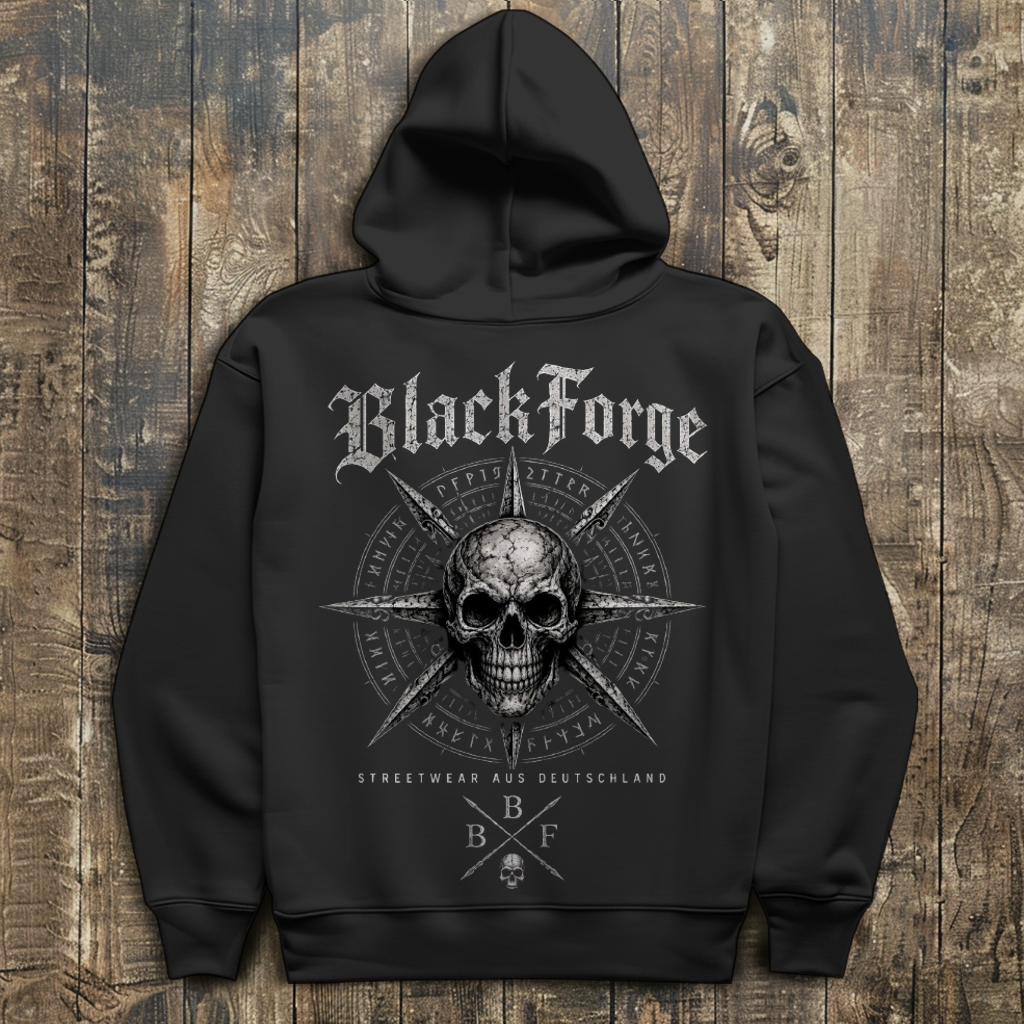 Herren Hoodie BlackForge mal anders