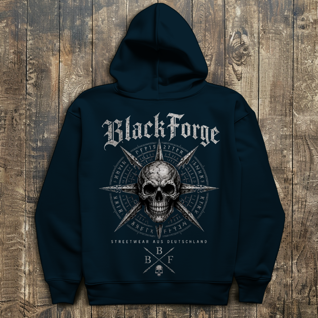 Herren Hoodie BlackForge mal anders