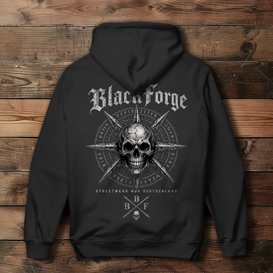 Damen Hoodie BlackForge mal anders